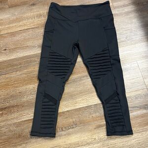 Constantly Varied Gear Black Ribbed Leggings